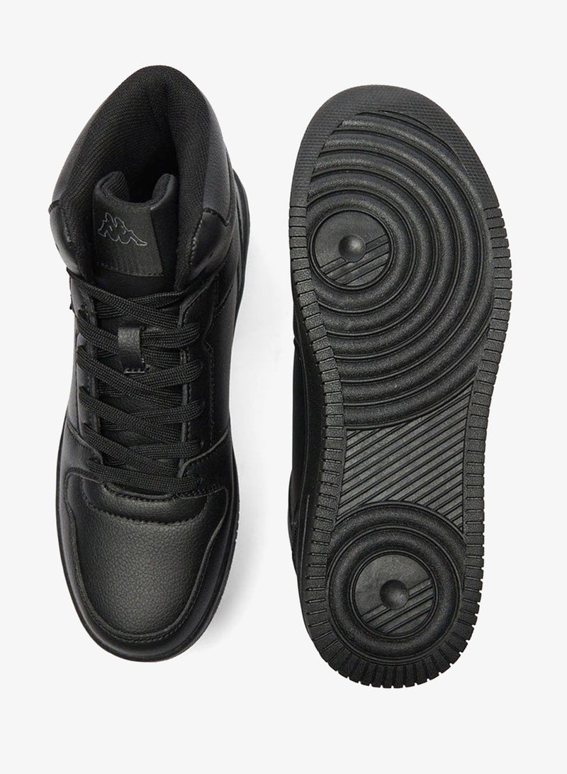 Kappa Womens Solid High Top Sneakers with Lace Up Closure - Image 4