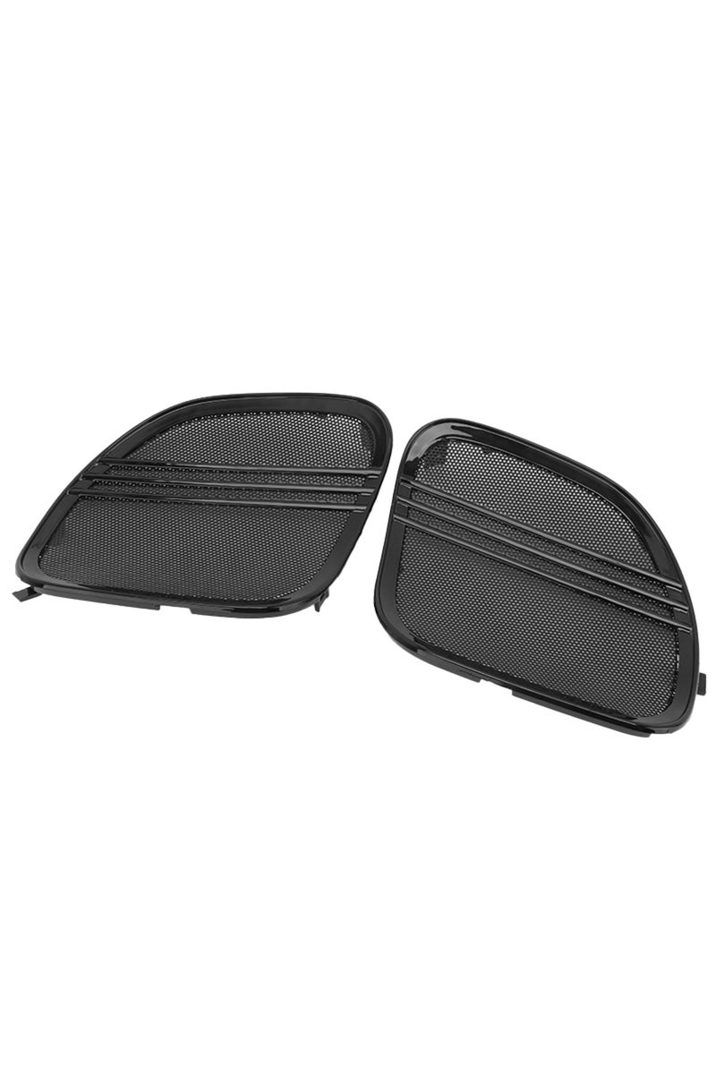 إيروريكس غطاء شبكي ثلاثي الخطوط أسود اللون لسماعات الدراجات النارية من هارلي تورينج رود