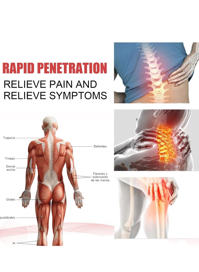 EELHOE Instant Pain Relief Spray, Herbal Joint u0026 Muscle Pain Relief, Fast Acting Sore Muscle u0026 Bone Therapy Oil Spray, Soothing Relief for Joint and Muscle Discomfort (30ml) - Image 2