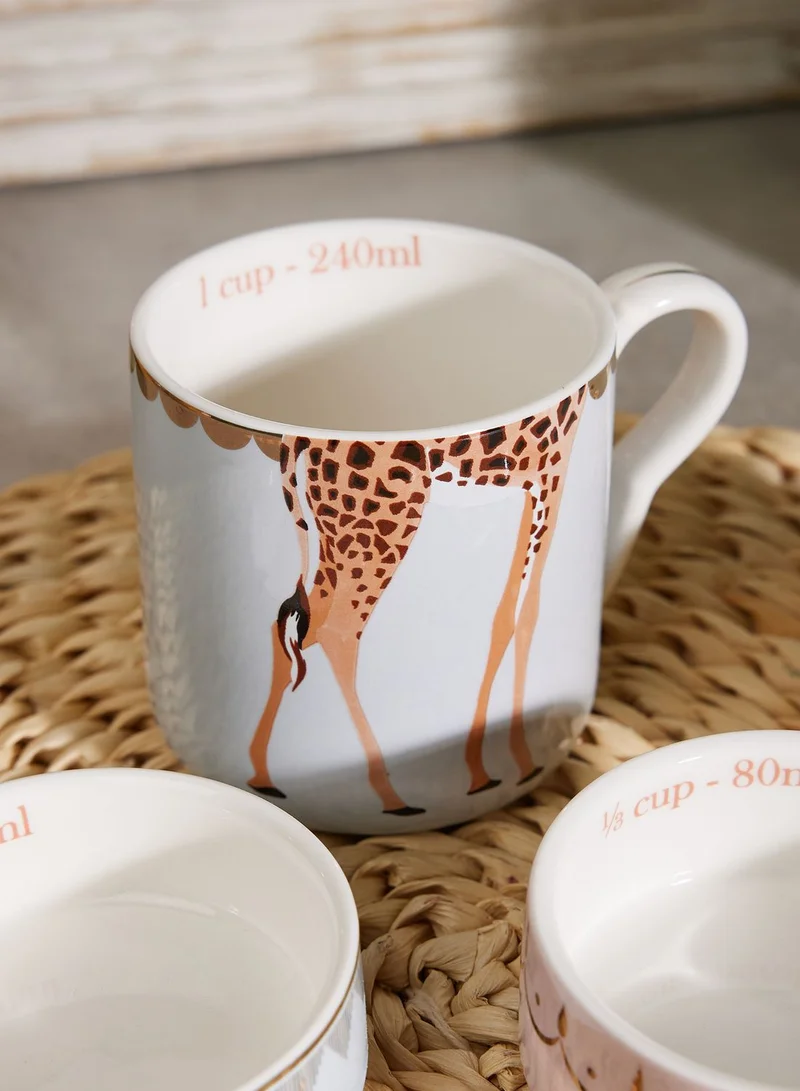 YVONNE ELLEN Yvonne Ellen Stacking Measuring Cups - Giraffe