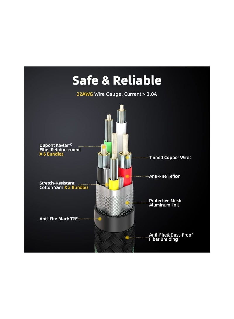 High quality and full compatibility with a 1 meter white Lightning to USB-C cable