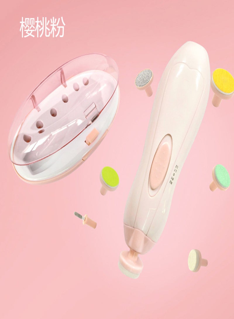 Factory direct multi-functional baby electric nail polisher baby nail clipper set baby nail polisher set logo Tiff Green - Image 5
