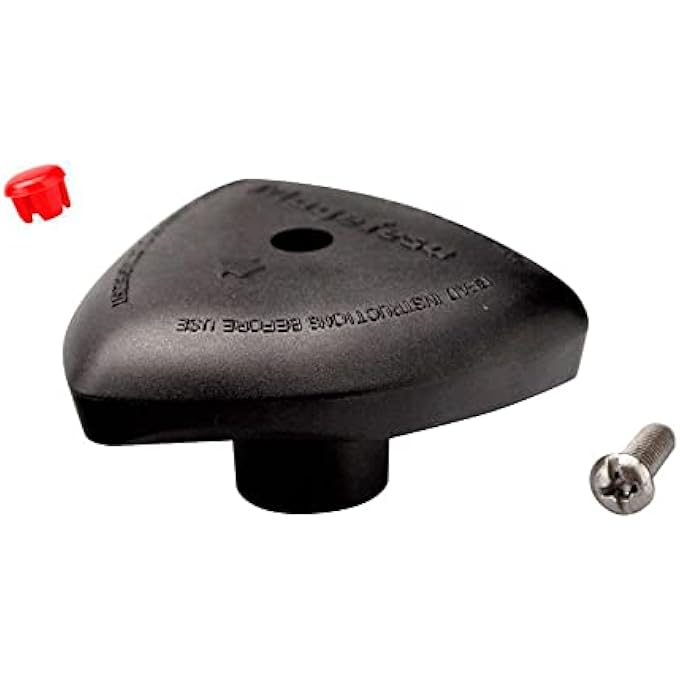 09Remepbs26 Star Bakelite Knob Polycarbonate Black