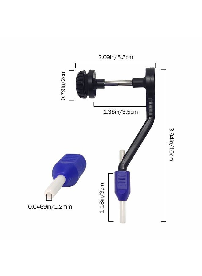 EUPHENG 2PCS Disc Drag Bobbin Holder Essential and Lightweight Fly Tying Bobbin Holder Ceramic Bobbins Fly Tying Tools Fly Fishing Lure Making Accessories - Image 2