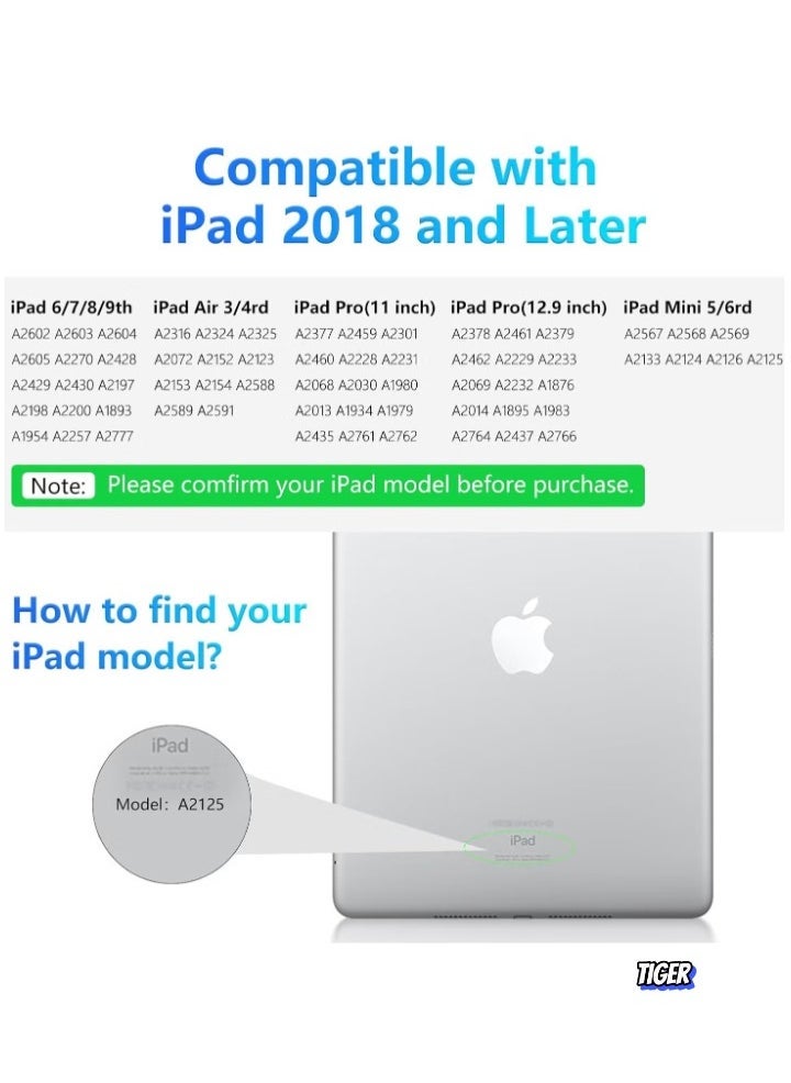 JAJEEK Stylus Pen for iPad 9th & 10th Generation – iPad Pencil 2nd Generation, Fast Charge Active Pencil Compatible with 2018-2024 Apple iPad 6-10th, iPad Pro 11"/12.9"/M4, iPad Air 3/4/5/M2, iPad Mini 5/6 - Black - Image 2