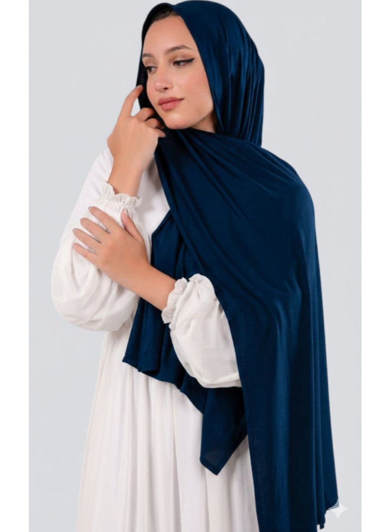 Women's Pure Cotton Soft Jersey Hijab - Premium Breathable Fabric & Full Coverage - Multi Colors - Image 2