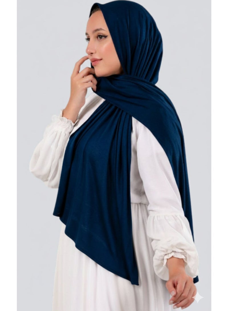 Women's Pure Cotton Soft Jersey Hijab - Premium Breathable Fabric & Full Coverage - Multi Colors - Image 3