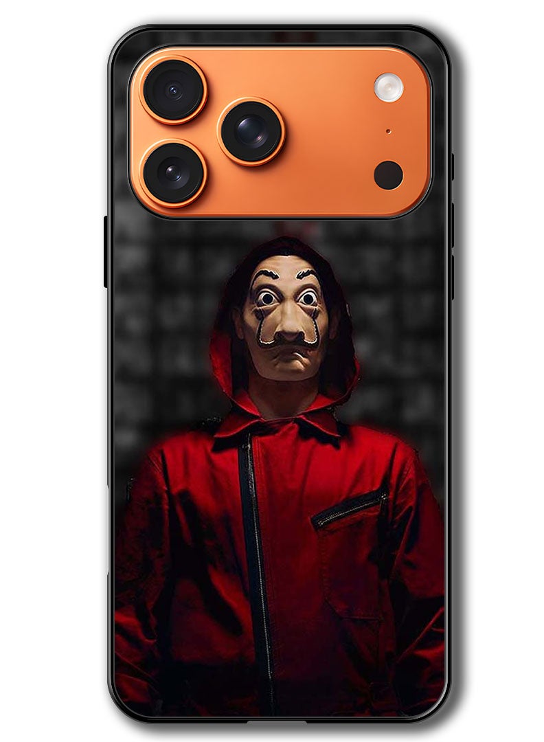 Theodor Case Compatible with Apple iPhone 17 Pro Max 6.9 Inch Protection Shockproof Bumper Cover Red Jokar Mask - Image 1