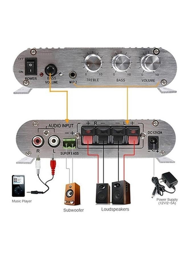 NIBEMINENT Mini Car 3Channel Speaker Booster Amplifier  - Image 3
