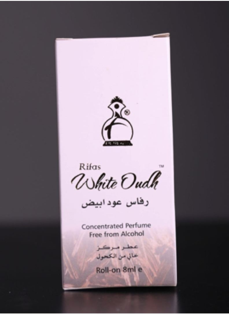 Rifas Rifas White Oudh Concentrated Perfume Roll-on, Alcohol-Free, 8ml 