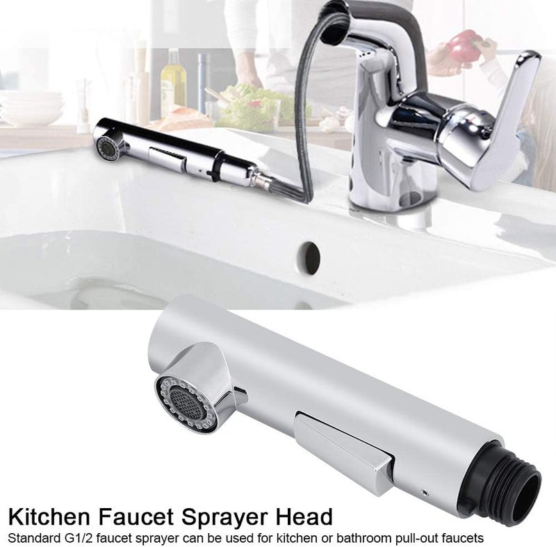 klarako Faucet Spray 14 * 4 * 4 Kitchen Bathroom Pull Out Faucet Sprayer Shower Water Tap Spray Head Replacement Accessory - Image 1