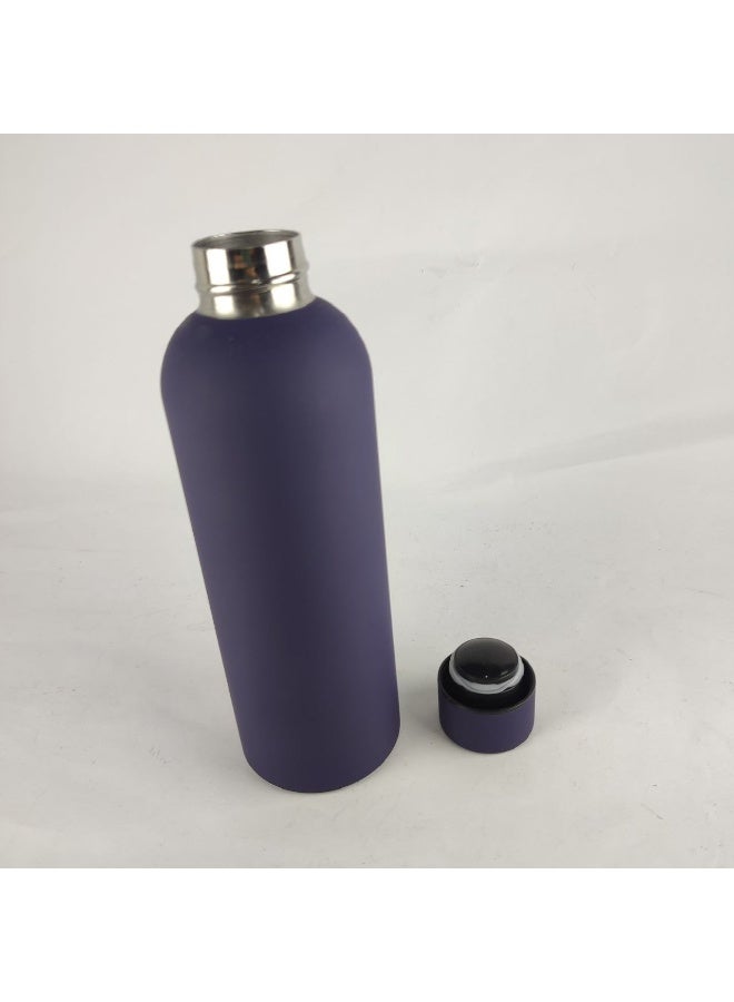 Premium Purple Insulated Water Bottle – 500ml Capacity – Sleek & Durable Design for Hot and Cold Drinks – Perfect for Work, School & Travel - Image 3