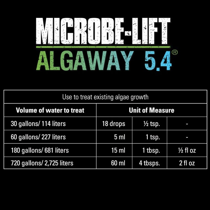 Microbe Lift MICROBE-LIFT Algaway 5.4 Algae Remover for Aquariums, Algaecide for Freshwater and Saltwater Tanks, Aquarium Algae Control and Fish Tank Cleaner, Safe for Fish and Plants, 8 Ounces - Image 5