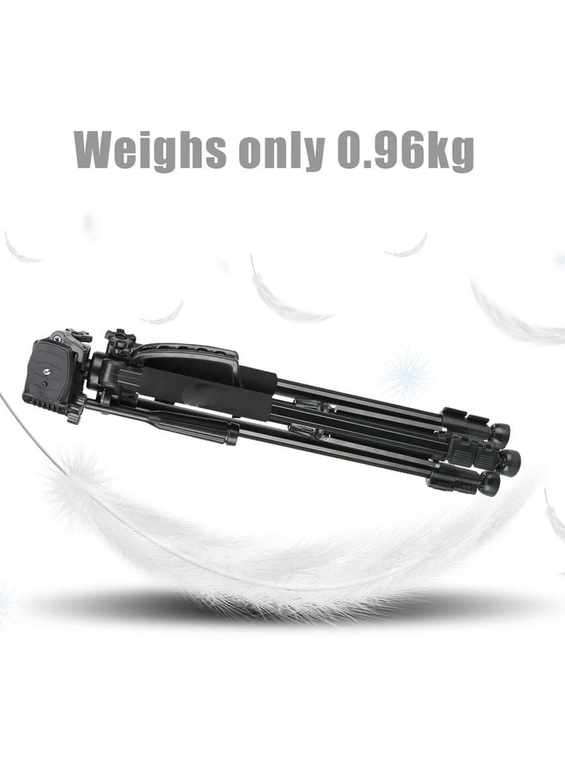 NeePho NP8840 Extendable 180 Degrees Tilt Handle Carbon Fiber Camera Tripod Phone Outdoor Live Selfie Camera Phone Floor , Stand for DSLR Camera  - Image 4