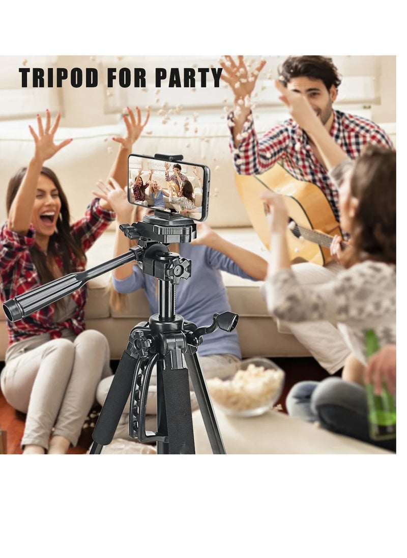 NeePho NP8840 Extendable 180 Degrees Tilt Handle Carbon Fiber Camera Tripod Phone Outdoor Live Selfie Camera Phone Floor , Stand for DSLR Camera  - Image 3