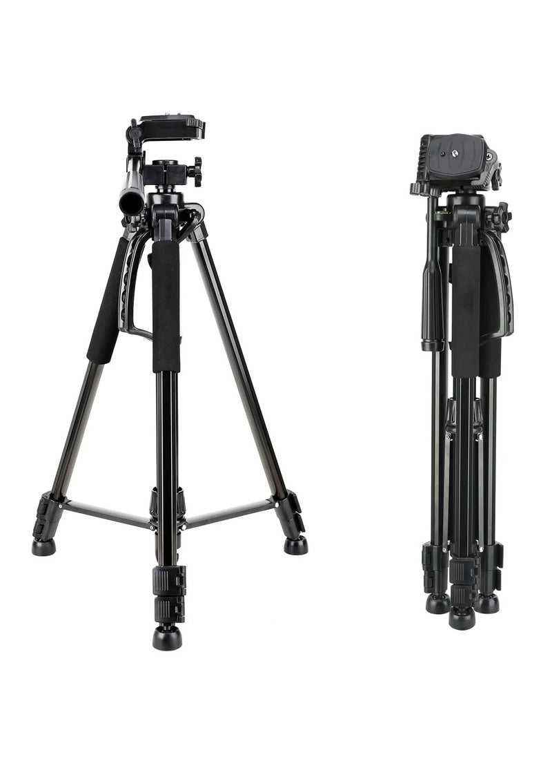 NeePho NP8840 Extendable 180 Degrees Tilt Handle Carbon Fiber Camera Tripod Phone Outdoor Live Selfie Camera Phone Floor , Stand for DSLR Camera  - Image 2