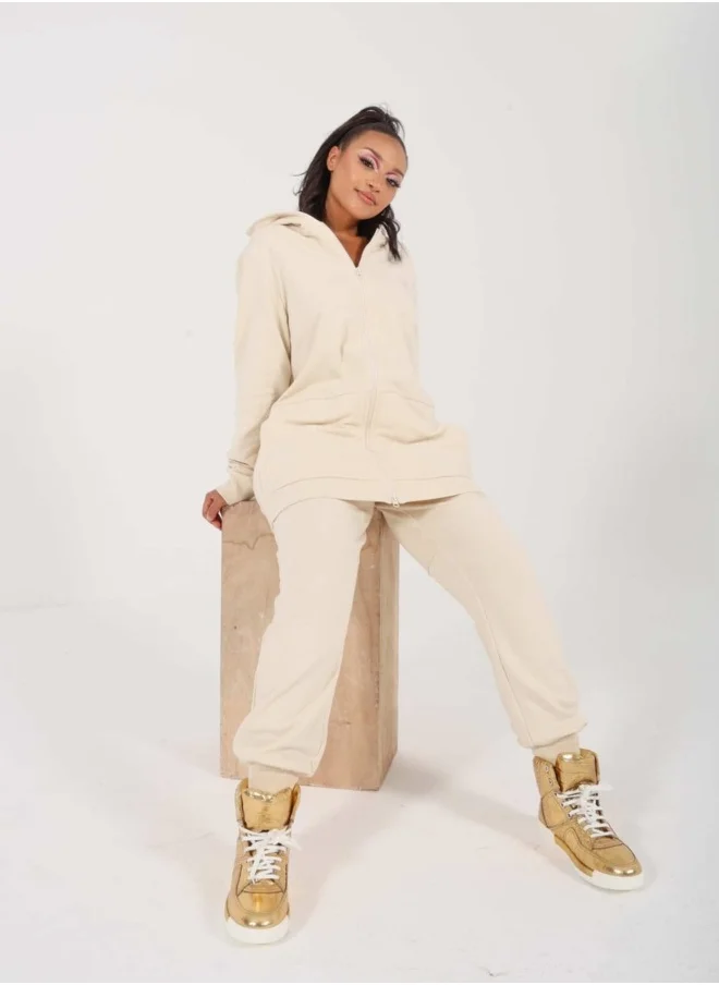 I Am The Company UNISEX SWEATPANTS - BEIGE
