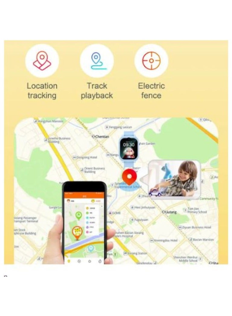 GPS Tracking Kids 1.83 Inches Screen Smart Watch Sets 3 Type Watch Case For Boys Girls Gift Watch Phone Sim Card Slot  - Image 5