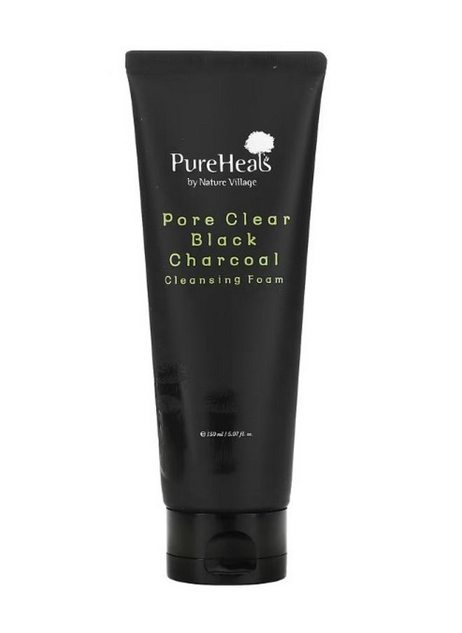 Pureheals - Pore Clear Black Charcoal Cleansing Foam 5.07 fl oz 150 ml - Image 1