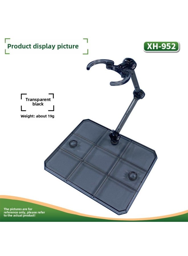 HG/RG/BB/SDrobot Soul Bracket Clip Waist Suitable For Gundam Model Hand Doll SHF Saint-Color:Xh-952 Bracket: Transparent Black - Image 1