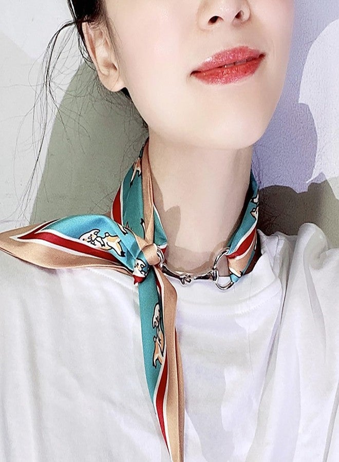 YZYDF Unique Scarf Clip with Horse Bit Detailing Exquisite Shawls Fastener Brooch Elegant Scarf Clip Stylish Scarves Accessory - Image 5