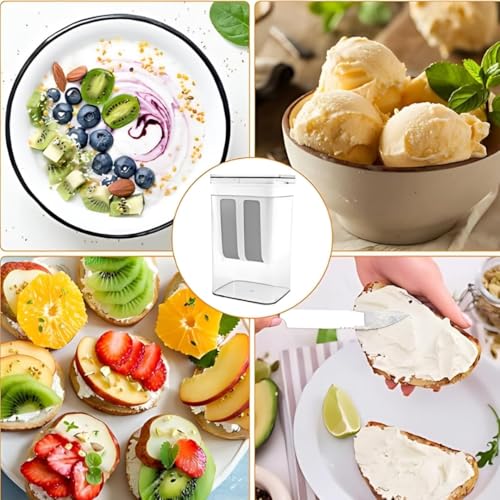 Blase enterprise 1100ML Greek Yogurt & Curd Maker/Fine Mesh Strainer with Lid/Home Essentials/Hung Curd/Perfect for Homemade Yogurt/Whey Separator/Curd/Cheese & More 10.5x10.5x18.5 Cm - Image 5
