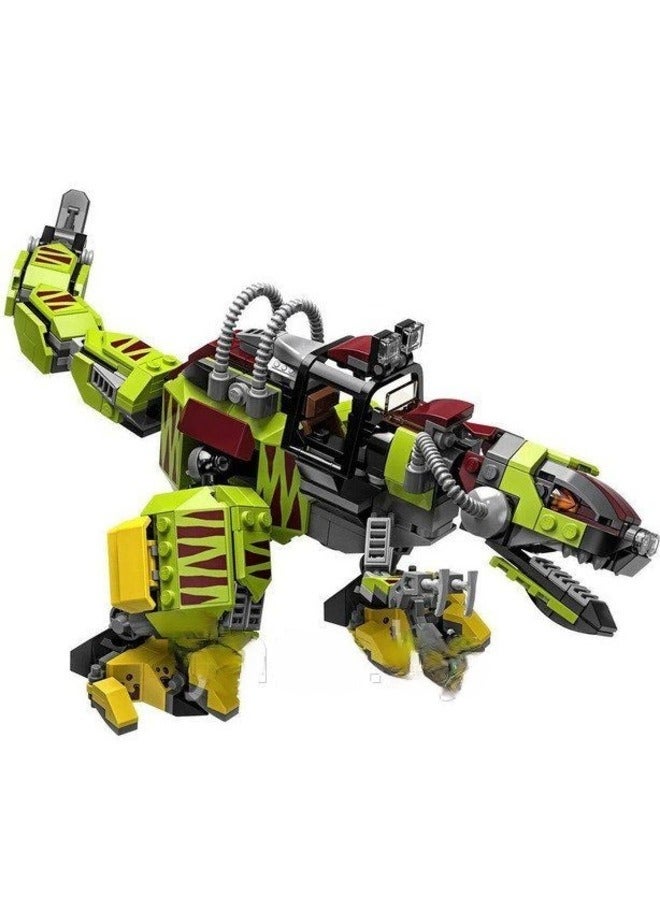 Dinosaur Jungle Adventure Set Epic Battle Between Tyrannosaurus and Robot  - Image 3