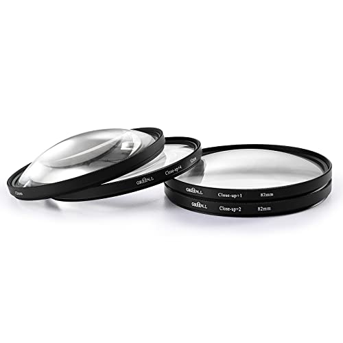 GREEN.L 82mm Close-up Filter Set(+1,+2,+4,+10), Professional Macro Filter for Camera Lens - Image 3