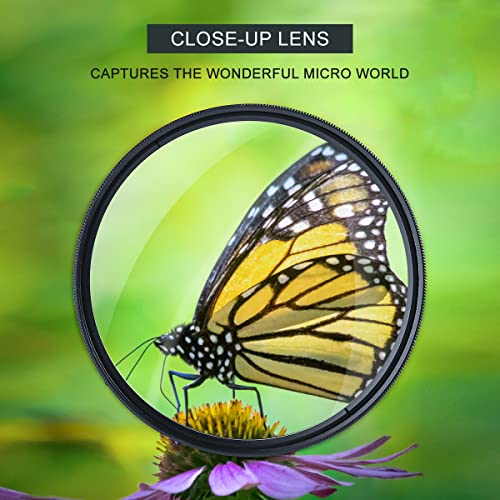 GREEN.L 82mm Close-up Filter Set(+1,+2,+4,+10), Professional Macro Filter for Camera Lens - Image 2
