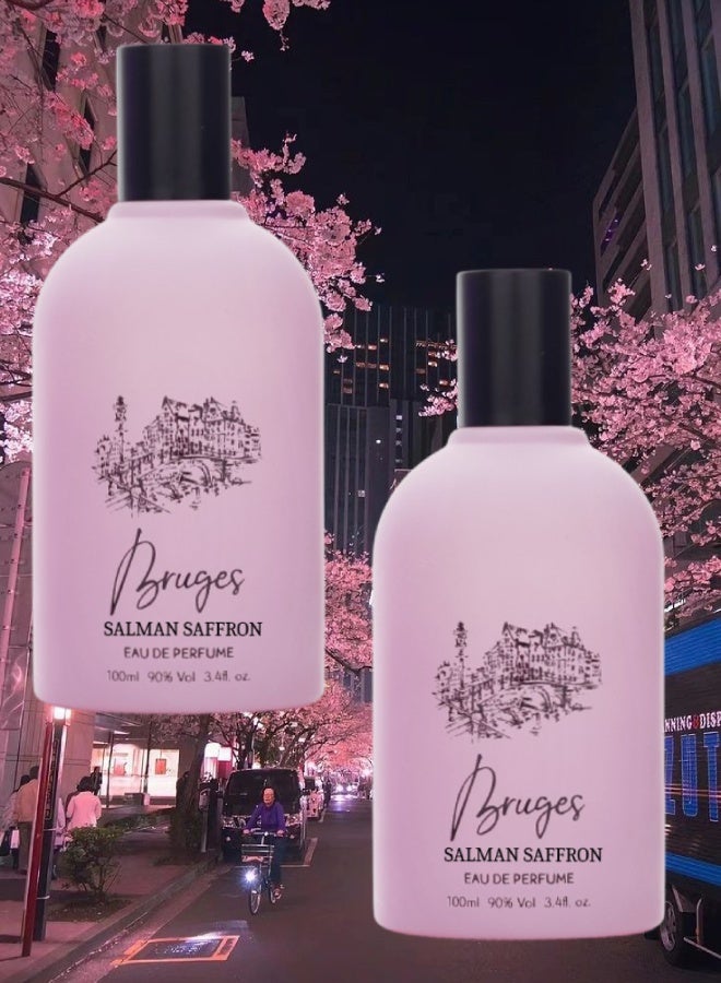 SALMAN SAFFRON 2 Pieces Bruges Perfume 100ML - Image 1