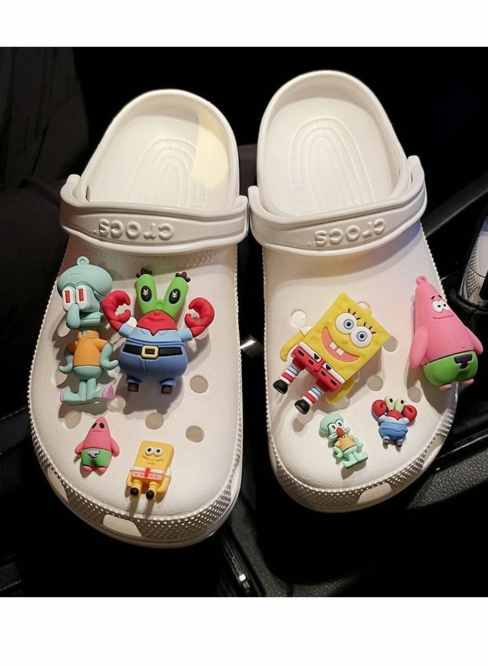 Y&D Crocs Charms Accessories Shoes Decoration Bracelet Wristband for Men Women Kids Girl Nurse, Party Favors Birthday Children Reward Gifts 8 Pcs - Image 3