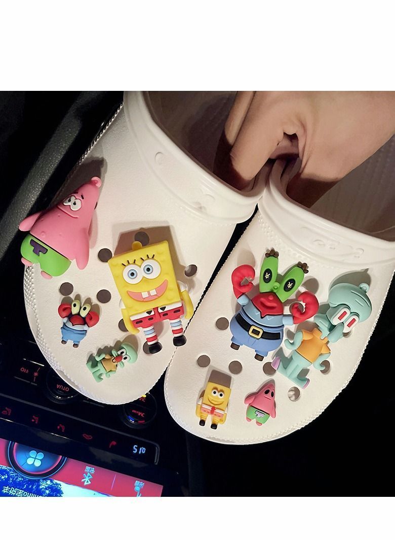 Y&D Crocs Charms Accessories Shoes Decoration Bracelet Wristband for Men Women Kids Girl Nurse, Party Favors Birthday Children Reward Gifts 8 Pcs - Image 2