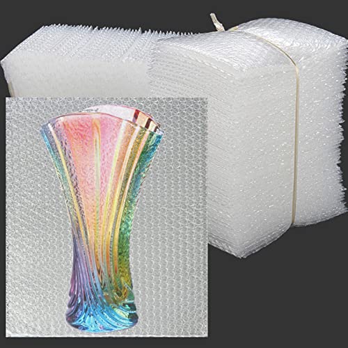 AODESTINY 50 Pcs Bubble Pouches Wrap - 12'x12' Clear Bubble Out Bags for Packing Fragile Dishes & China Plates - Image 1