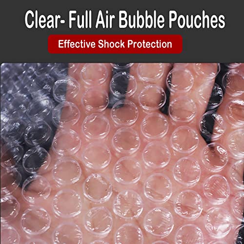 AODESTINY 50 Pcs Bubble Pouches Wrap - 12'x12' Clear Bubble Out Bags for Packing Fragile Dishes & China Plates - Image 3