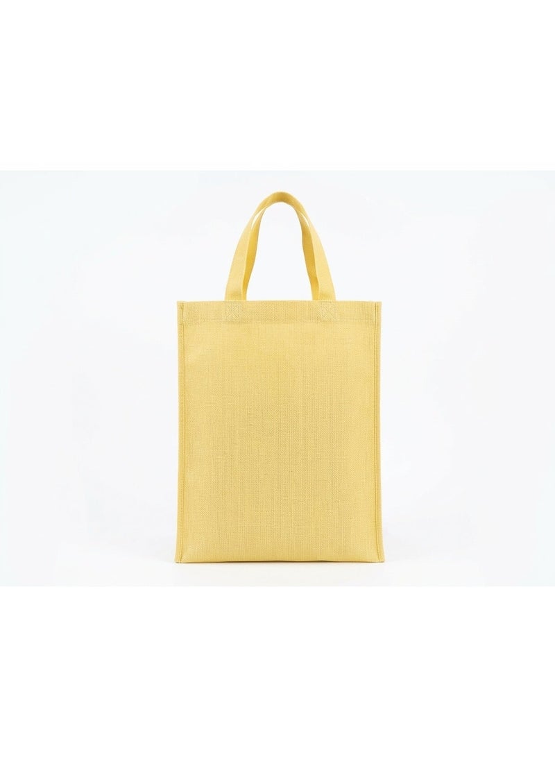Tote bag - yellow - without a pattern