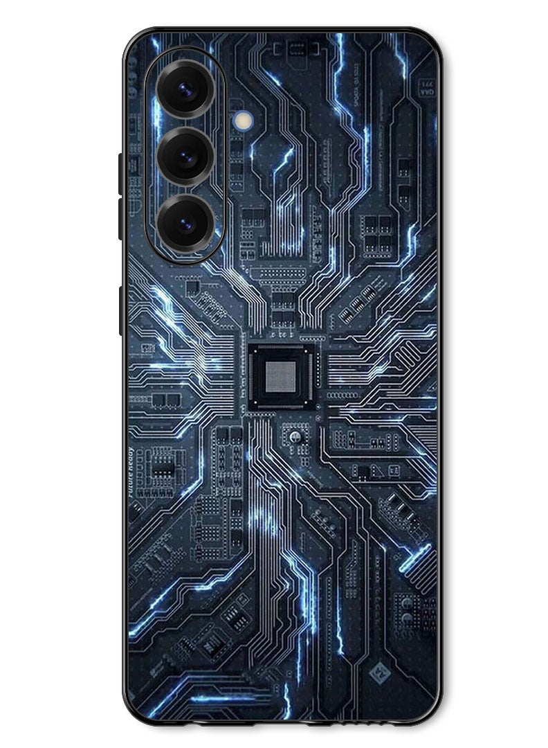 Theodor Case Compatible with Samsung Galaxy A17/ M17 6.7 Inch Protection Shockproof Bumper Cover Hardware Circuit - Image 1