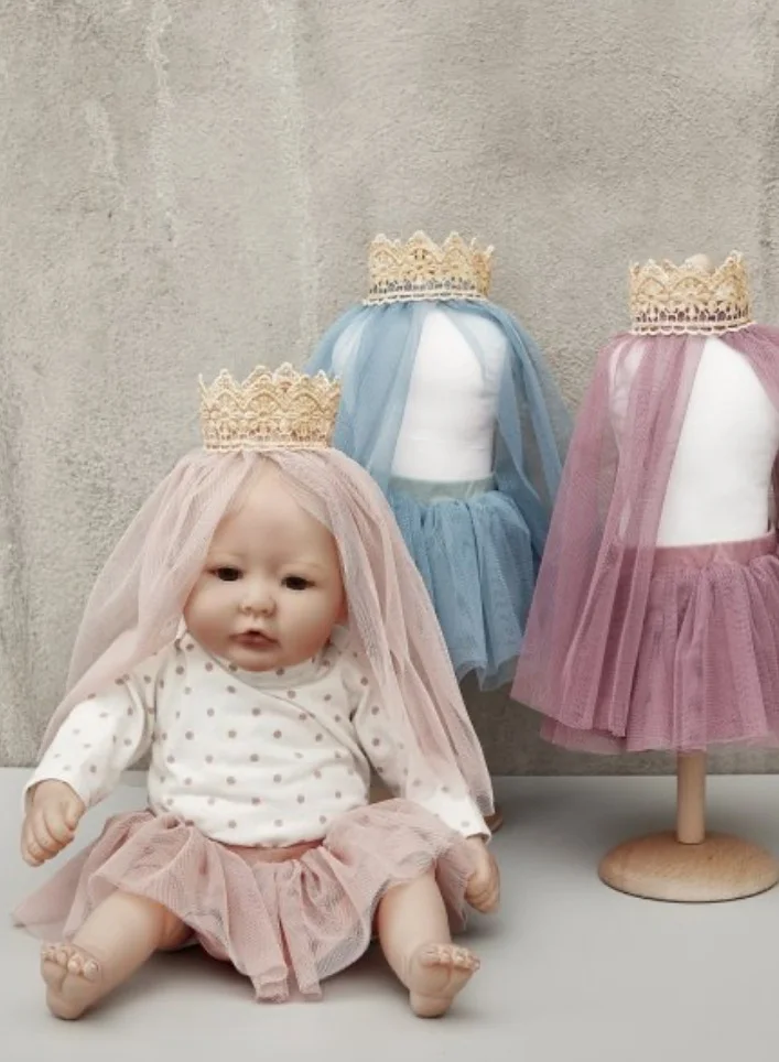 by ASTRUP Doll Tulle Skirt w/ Veil - Plum