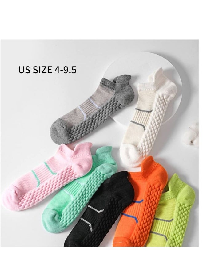 Ankle Socks Women's Athletic Running Low Cut No Show Socks With Heel Tab(5 Pairs) - Image 3
