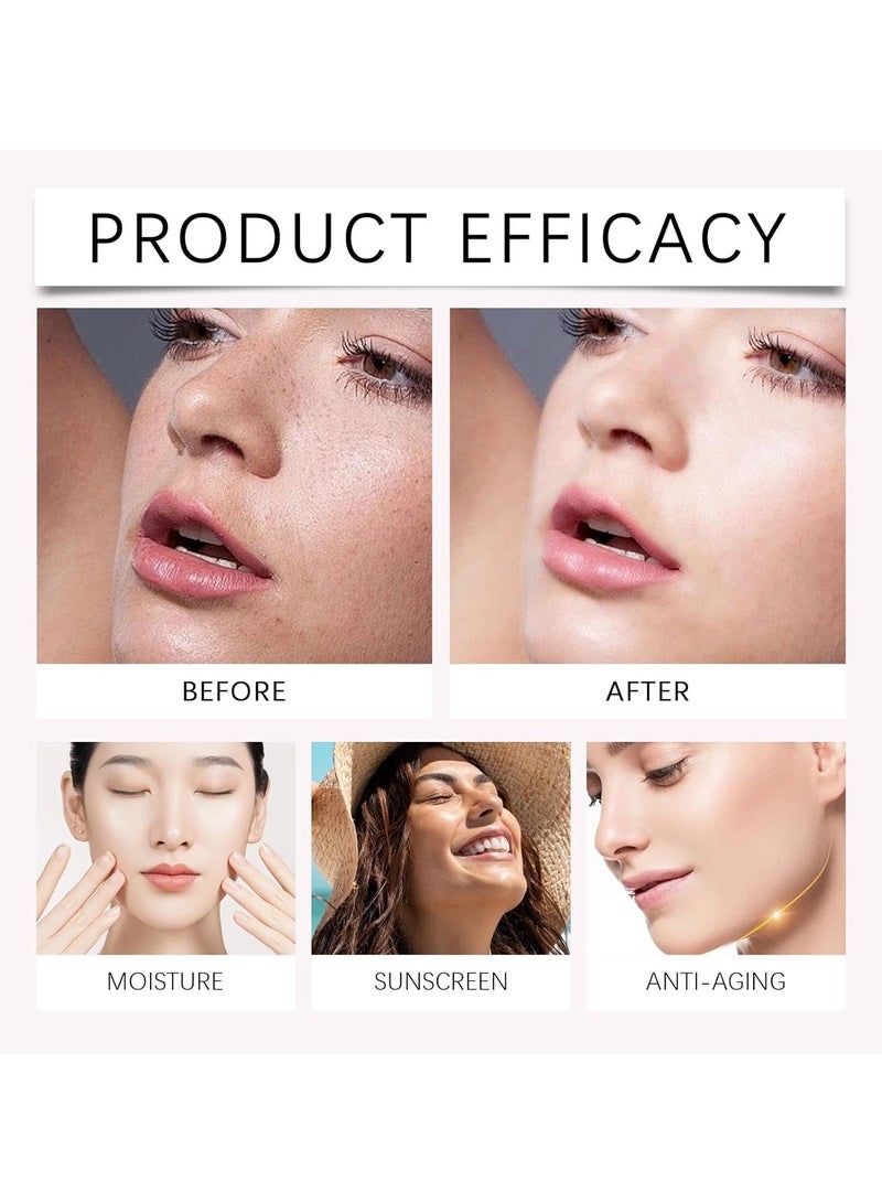 ATRJSZ Sunglaze Sheer Setting Mist Sunscreen SPF 50, Broad Spectrum Shimmering Body Oil Mist, Hydrating Makeup-Friendly Glow Spray, Reef-Safe, Non-Greasy & Fast-Absorbing for Face & Body (2PCS) - Image 5