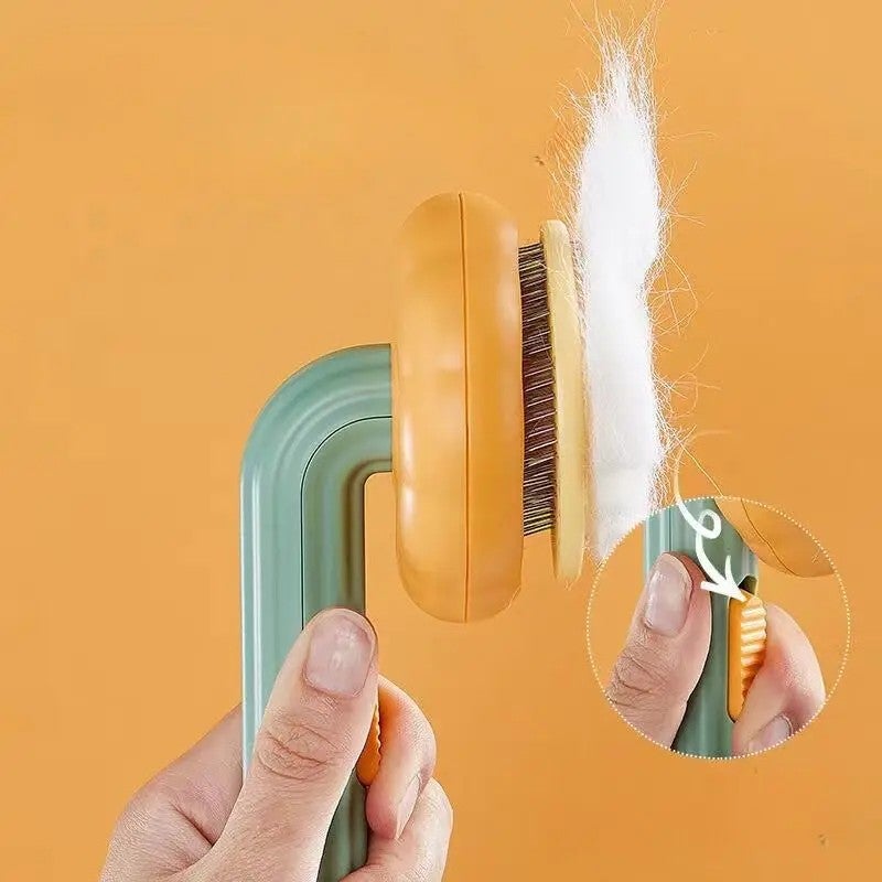 Y&D Pet Hair Cleaning Brush - Cat Self Cleansing Comb for Furniture, Clothes & Home - Effective Fur Remover Brushes - Image 5