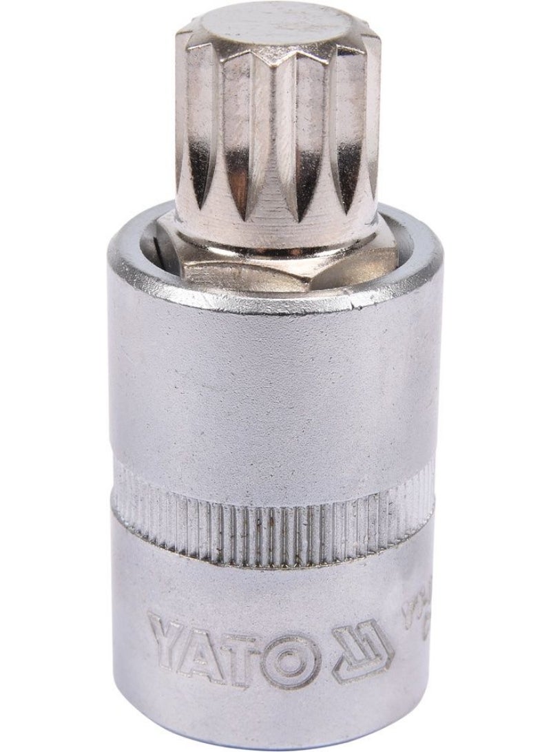YATO Socket Bit 1/2" Spline M16 L=50mm YT-04346