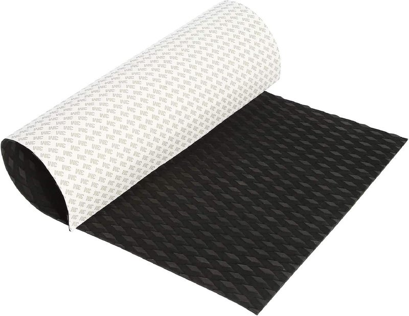 NovelBee 40" x 20“ x 0.22” Universal DIY Traction Non-Slip Grip Mat Pad with Trimmable EVA Sheet for Boat Decks,Kayak,Surfboard (Black) - Image 1