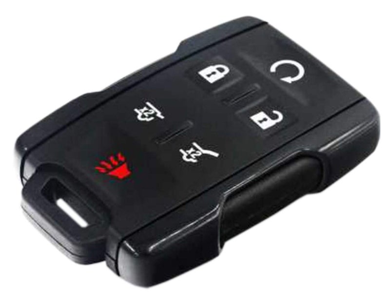 Smart Key Fob Case Shell Fit for Chevy Tahoe Suburban GMC Yukon 2014 2015 2016 2017 M3N32337100 Replacement Keyless Entry Remote Control Car Key Fob Cover Casing Black