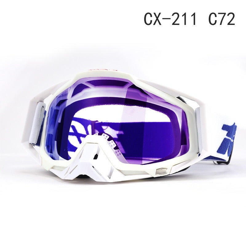 1nn u/n Off-Road Motorcycle Goggles | Windproof Ski and Riding Eyewear, Full-Frame PC Lens, Interchangeable Lenses, Unisex - Image 1