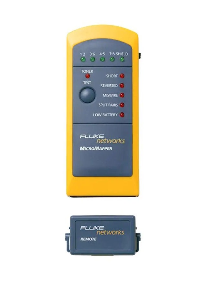 Fluke Networks MicroMapper Mini Handheld RJ45 Network Cable Tester (MT-8200-49A) - Image 1
