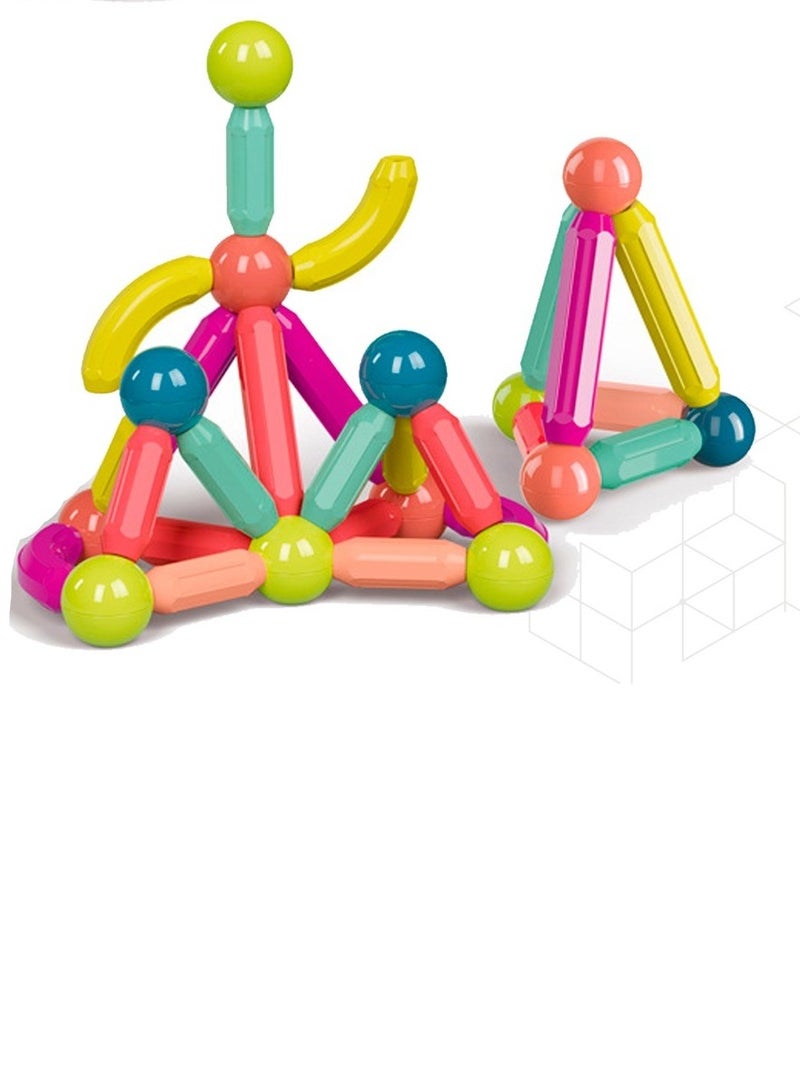 STEM 36 Pieces Magnetic Building Blocks Toy Set (3+) - Image 3