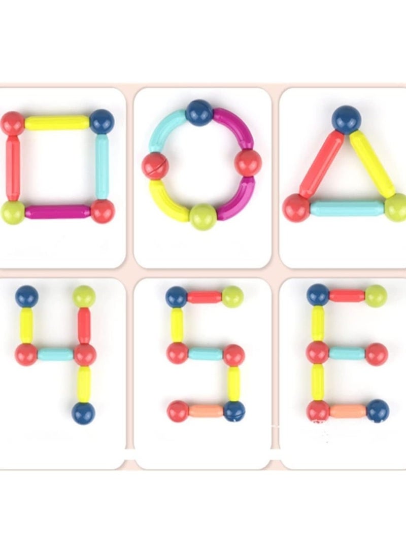 STEM 36 Pieces Magnetic Building Blocks Toy Set (3+) - Image 2