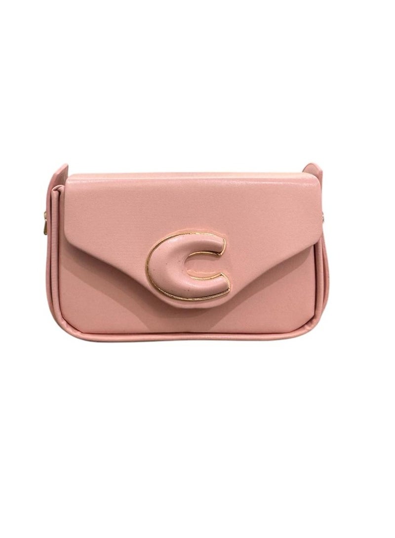 Undefined pink Children's Crossbody Bag With Long Shoulder Strap - Image 1