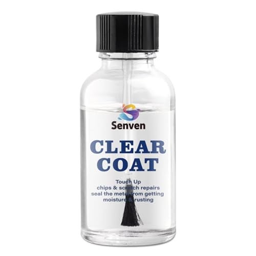SENVEN Auto Paint Clear Coat for Cars High Gloss Automotive Clear Coat Touch Up Paints Repair Car Automotive Peeling Repair Kit Repair Kit Pen 1.5 Fl Oz - Image 1