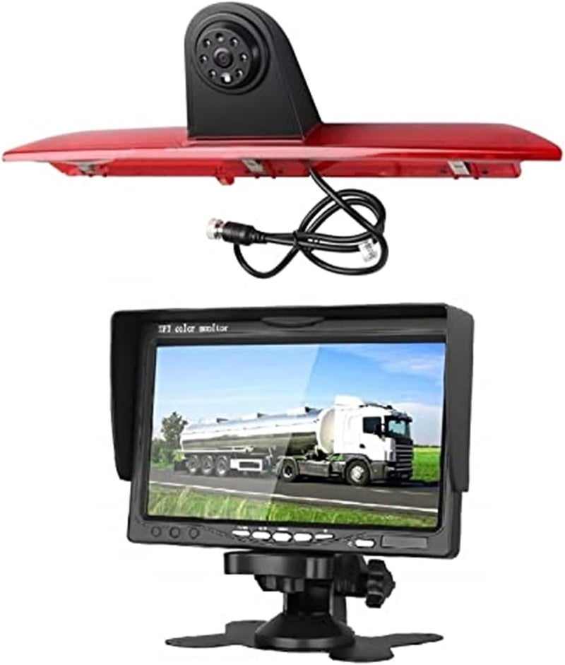 Yurefax HD 3rd Brake Light Camera with 7 Inch Monitor - Image 1